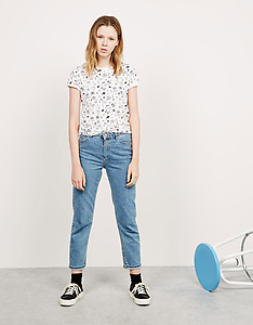 Eyes all over print top